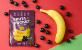 Banana e Açaí Liofilizada 20g Fruta Pocket